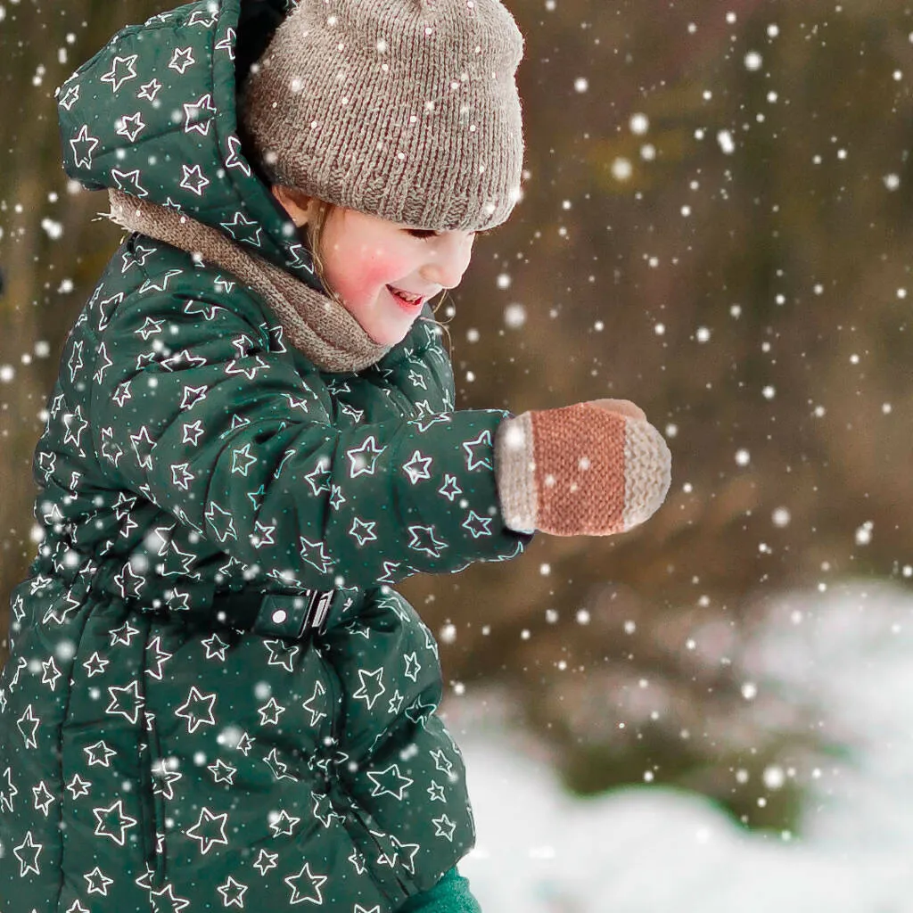 Soft Knit Mittens for Babies - Warm Mittens for Boys and Girls