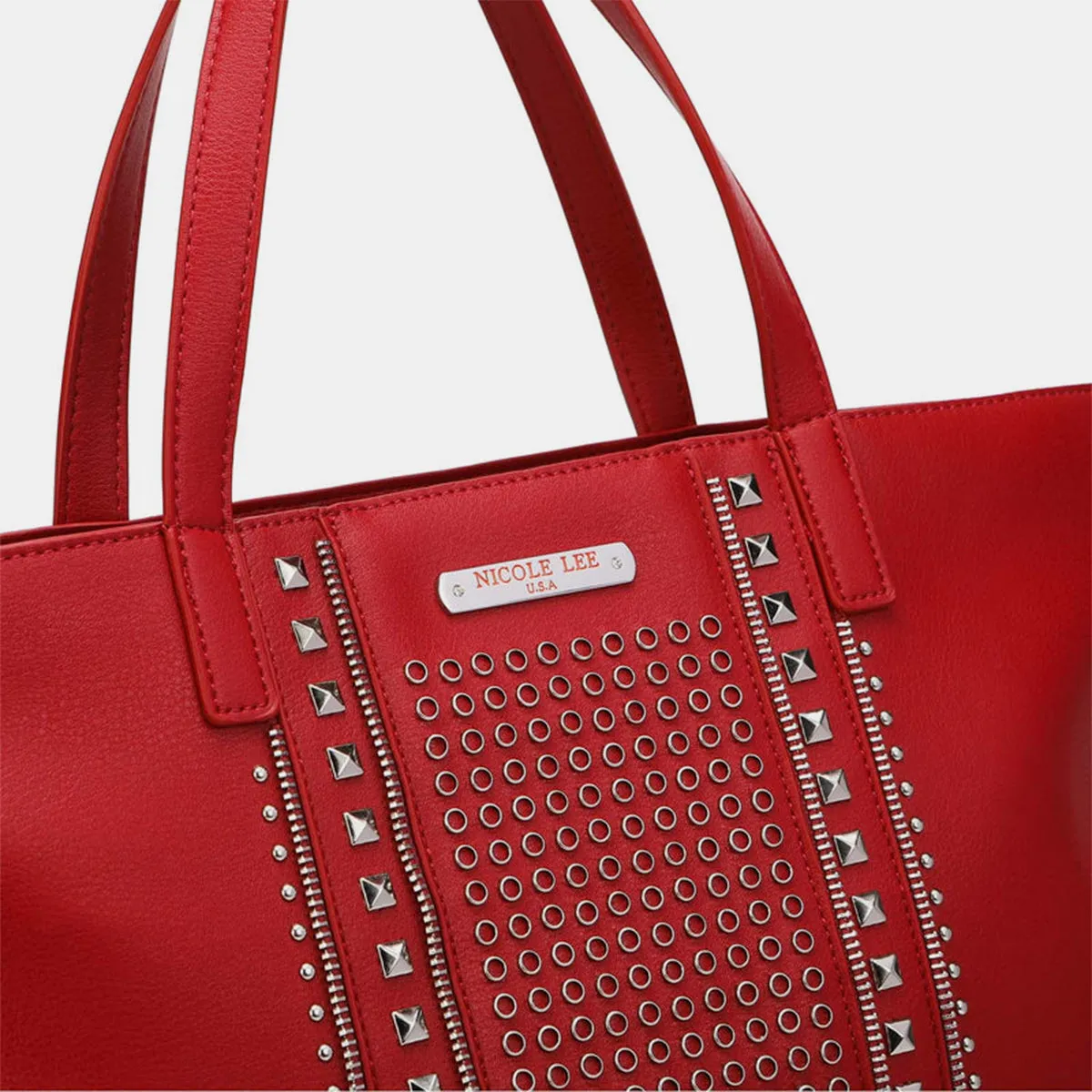 Studded Large Tote Bag