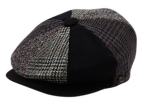 The Wool Patchwork Newsboy Cap