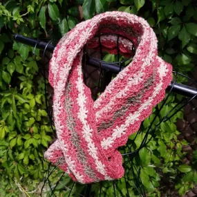 Vintage Rose Infinity Scarf Crochet Kit